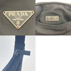 Prada Handbag Mini Triangle Logo Plate Mv515 Black — view 9