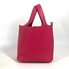 Hermes Handbag Picotin Lock PM 18 Taurillon Clemence Rose — view 3