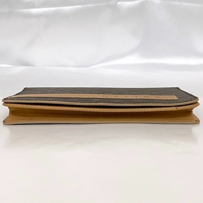 Celine Bifold Long Wallet Brown Macadam — view 2
