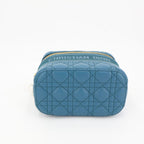 Christian Dior Travel Cannage Stitch Leather Small Vanity Shoulder Bag — view 5