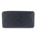 Louis Vuitton Long Wallet Zippy Monogram Empreinte Marine Rouge — view 2