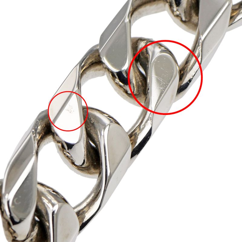 Dior Bracelet Silver Color Logo Rhinestone Accessory Man — view 8