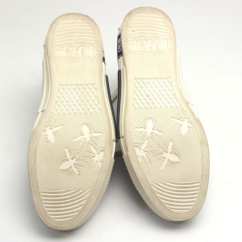 Dior B23 Sequined High Cut Sneakers Size 42 Silver — view 9