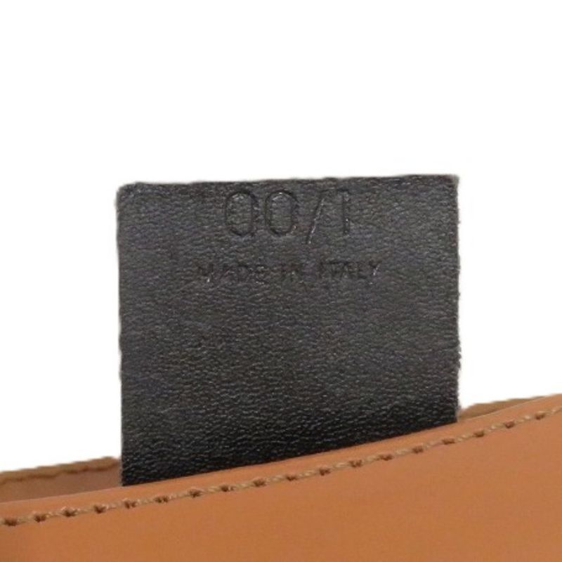 Celine Shape Push Leather Camel Shoulder Bag Brown 0441 — view 8
