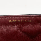 Chanel Quilted Handbag Top Handle Black Lambskin — view 9
