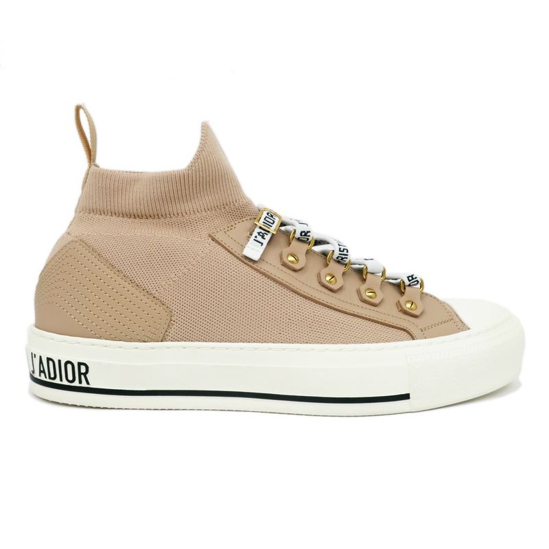 Dior Sneakers Size 37 1 2 High Cut Lace Logo Shoes — view 4