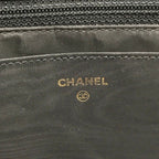 Chanel CC Logo Caviar Leather Mini Pouch Second Black — view 8