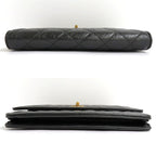 Chanel Quilted 2.55 Chain Wallet Aged Calfskin Antique Gold Hardware — view 3