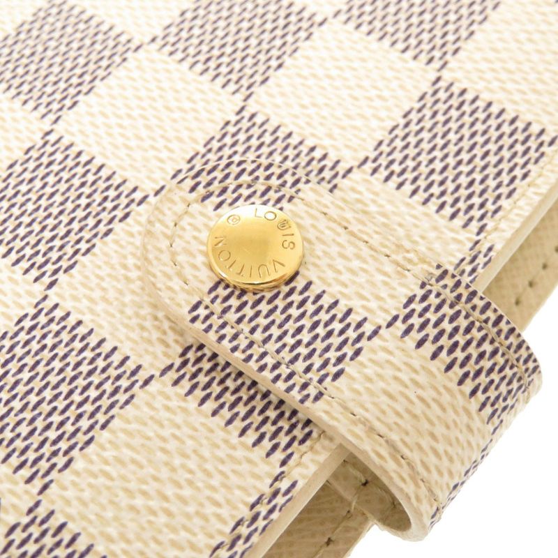 Louis Vuitton Agenda PM Damier Azur Notebook Cover White 1225 — view 6