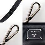 Prada Logo Ws7654 Leather Black Tote Bag — view 9