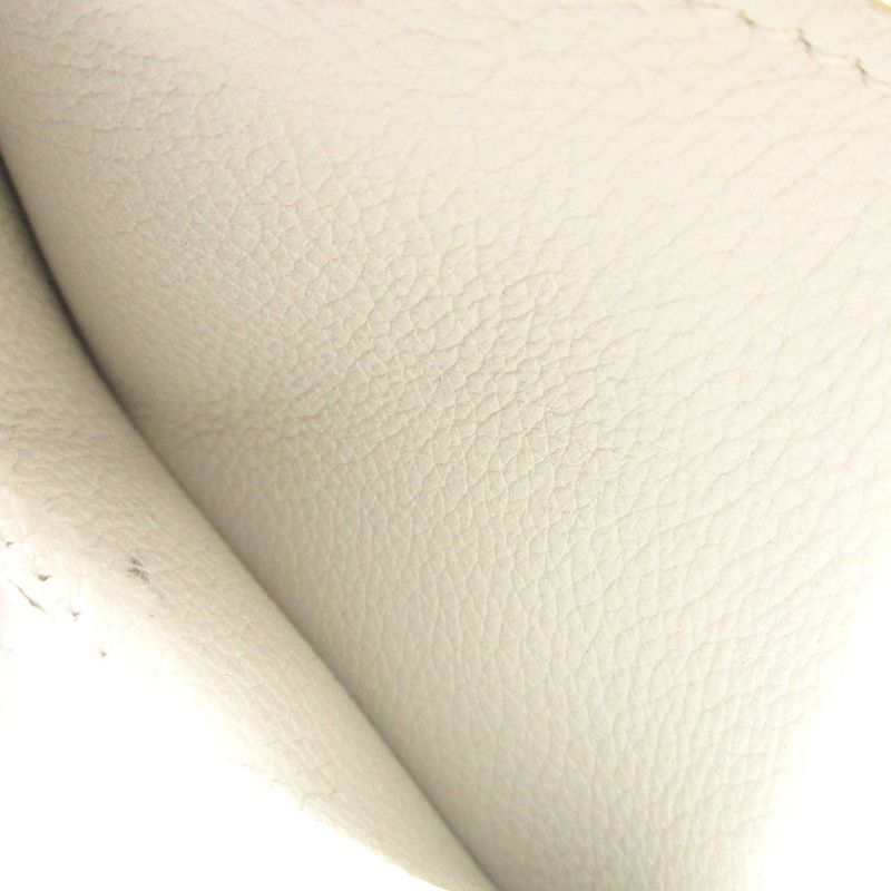 Louis Vuitton Card Holder Lock Me Case Calf Leather White 0371 — view 6
