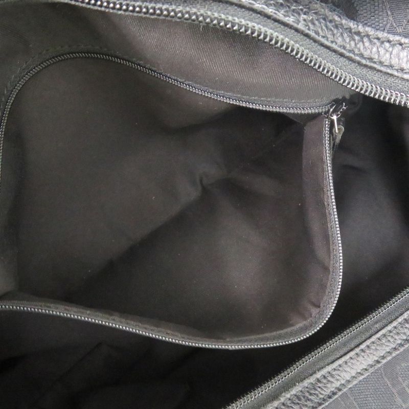 Gucci Horsebit Pattern Canvas Black Shoulder Bag 1563 — view 6