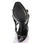 Gucci Leather Sandals 34 1 2 Black — view 9