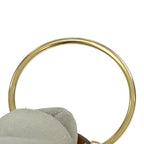 Hermes Amulet Duo Earrings Buffalo Horn Brown Gold Hardware Accessories — view 9
