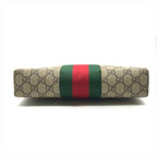 Gucci Sherry Line GG Supreme Canvas Clutch Second Beige — view 3