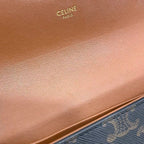 Celine Semishoulder Bag Claude Brown Triomphe — view 7