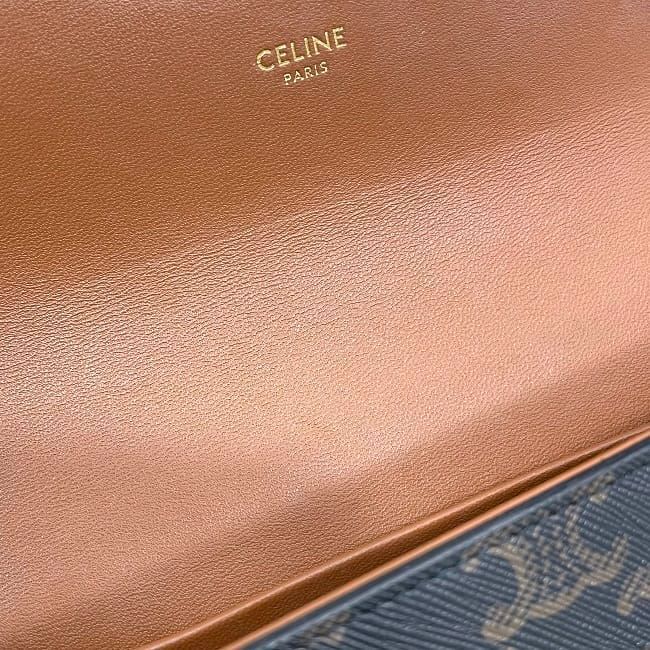 Celine Semishoulder Bag Claude Brown Triomphe — view 7