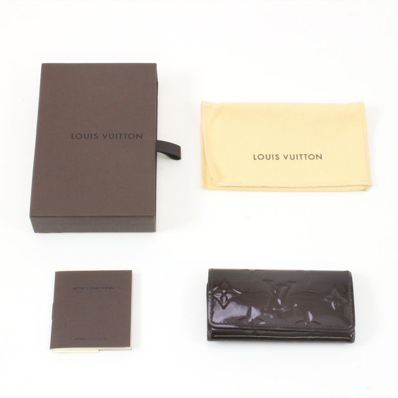 Louis Vuitton Key Case Vernis Multicles 4 Amaranto — view 2