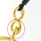 Hermes Esquettle Etrier GM Necklace Pendant Black Gold Hardware — view 8