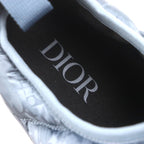 Dior Homme Nylon Leather Oblique Padet Snow Slipper Slip-on Blue Grey 41 — view 7