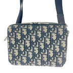 Dior 2 yse Canvas Leather Oblique Strap Pouch Shoulder Bag — view 4
