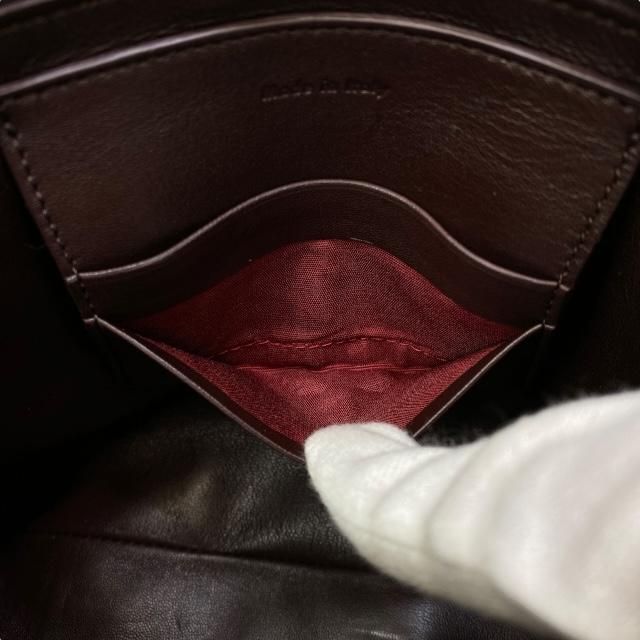 Celine Clutch Pochette Second Bag Check Dark Brown Bicolor — view 9