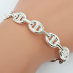 Hermes Chaine Dancre Anchaenne Bangle ST AG 925 Accessories — view 6