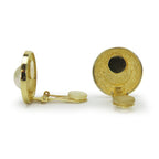 Christian Dior Earrings CD Logo Metal Gold Plated Accessories Faux Pearl — view 5