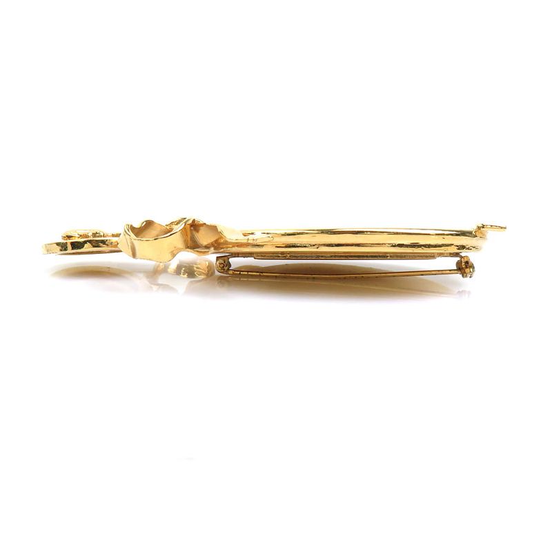 Chanel Brooch Coco Mark Mirror — view 3