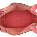 Hermes Picotin Lock PM Troyon Clemence Rose Azalea — view 3