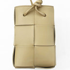 Bottega Veneta Shoulder Cassette Mini Crossbody Bucket Bag Ivory — view 4