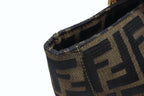 Fendi Tote Bag Zucca Pattern Canvas Brown Gold — view 5