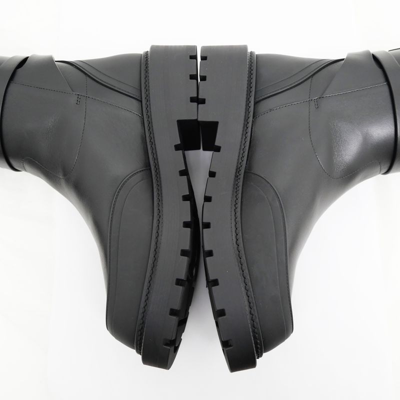 Christian Dior Empreinte Ankle BOOT Boots 37 1 2 Black Leather — view 8