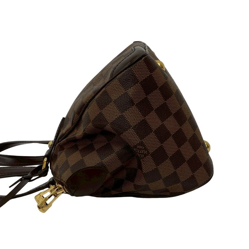 Louis Vuitton Verona PM Damier Leather Tote Brown — view 5