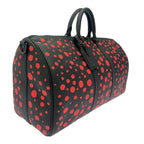 Louis Vuitton Monogram Keepall Bandouliere 50 Yayoi Kusama Black — view 4