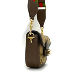 Gucci Shoulder Bag Brown Beige Horsebit — view 3