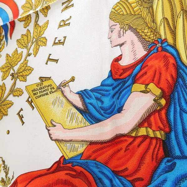 Hermes Carre 90 Liberte Egalite Fraternite Republique Francaise 1789 in Commemora — view 7