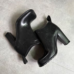 Bottega Veneta Rain Short Boots 38 25 cm Black Storage Bag Rubber — view 5