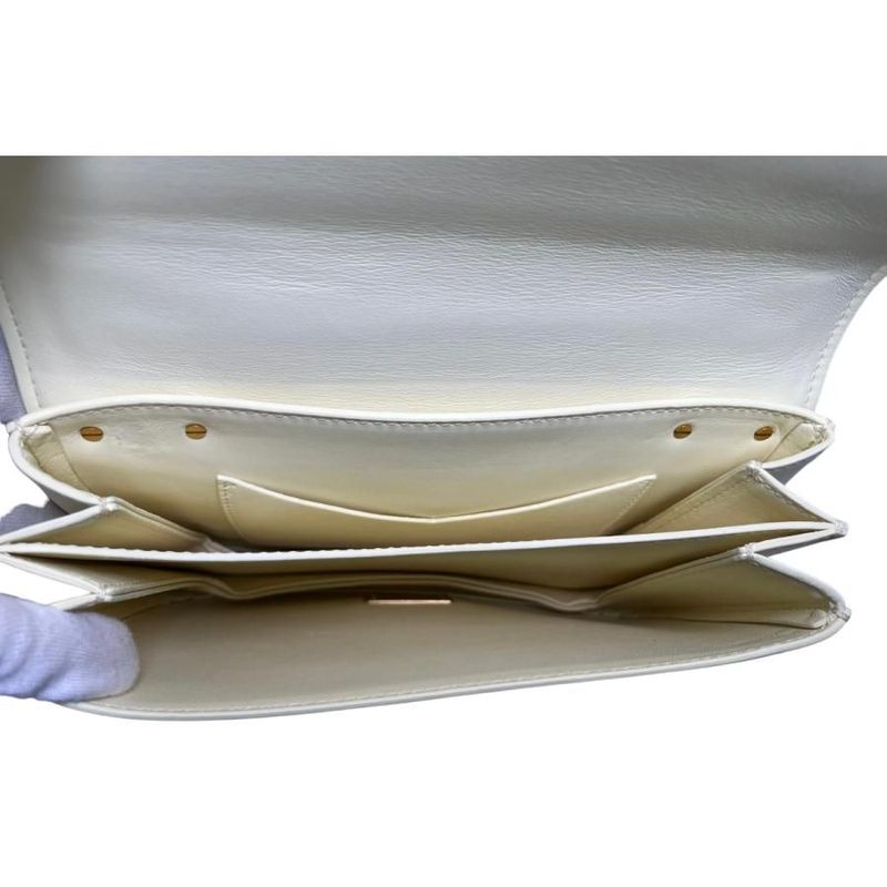 Bottega Veneta V12 J 07405 Mount Shoulder Bag Envelope Flap Gold Chain — view 5