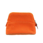 Hermes Bolide Pouch 16 Mini Cotton Leather Orange 1210 — view 2