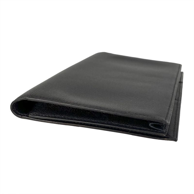 Hermes Bifold Billfold Black Wallet — view 3