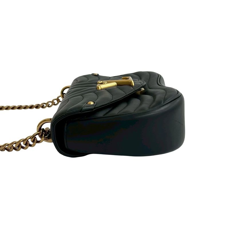 Louis Vuitton New Wave Leather 2-Way Chain Shoulder Bag Handbag — view 6