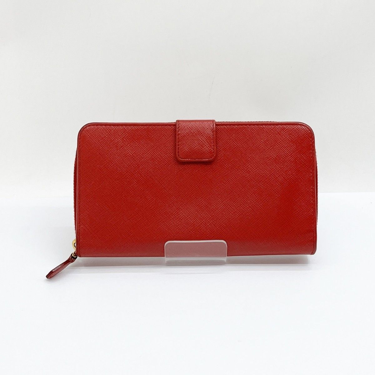 Prada Long Wallet Leather 1 Ml029 Red — view 2