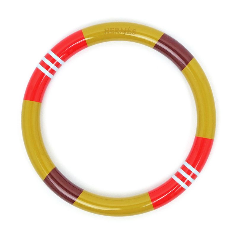 Hermes Bangle H Equipe Mustard Series S Accessories — view 6