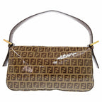 Fendi Zucchino Mamma Bucket Brown Handbag 0894 — view 2