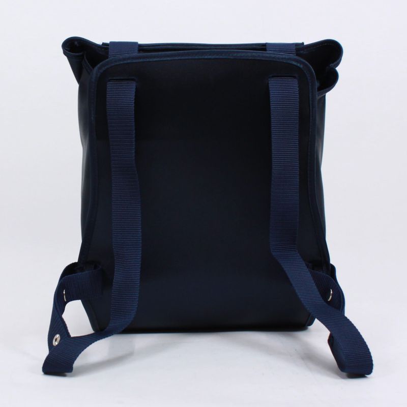 Hermes Sherpa Journey To The Stars Exhibition Backpack Nylon Blue — view 3