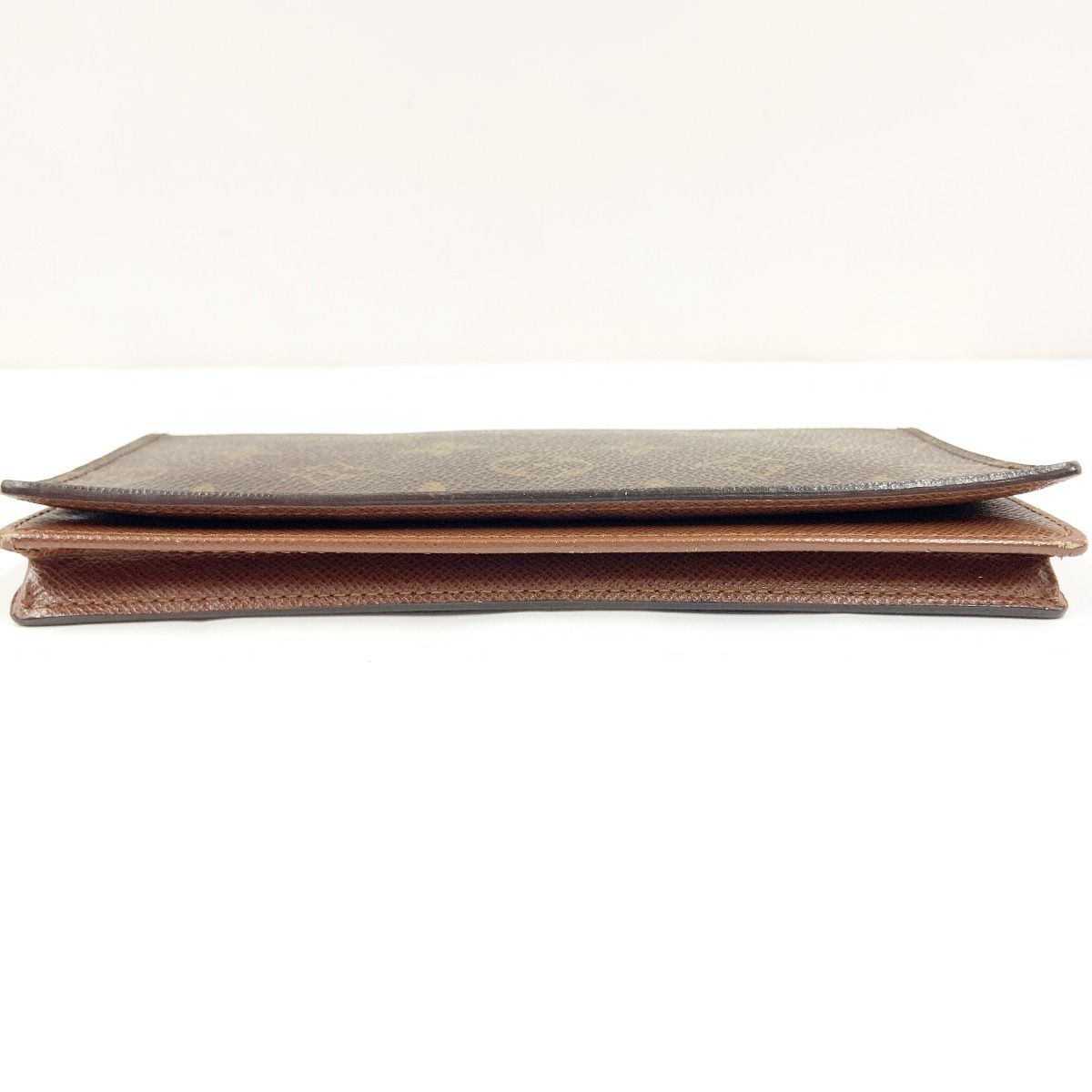 Louis Vuitton Monogram Card Holder Credit Bifold Bill Brown — view 3