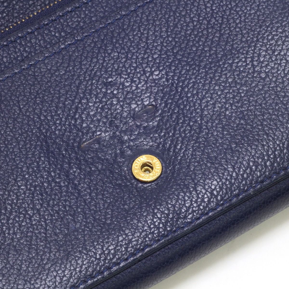Louis Vuitton Bifold Long Wallet Portefeuille Lock Me Navy — view 7