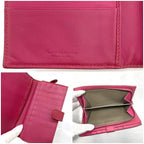 Bottega Veneta Bifold Wallet Pink Intrecciato Hook — view 8