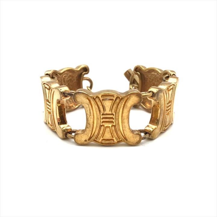 Celine Macadam Triomphe Gold Bracelet Small Items — view 5
